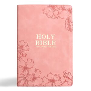 KJV Holy Bible with Floral Cover Design